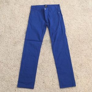 H&M men’s blue cotton pants (skinny fit)